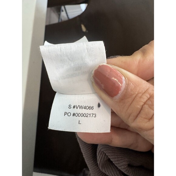 Vuori Womens Pose Scoop Jumpsuit Sz Large Chocolate Loungewear Comfort Travel - Picture 11 of 12